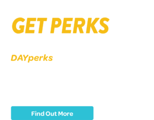 Frequent Flyers... Get perks when you park! DAYperks Parking Loyalty Program Sign up today and automatically earn points for free parking. The more you park, the more you'll earn.