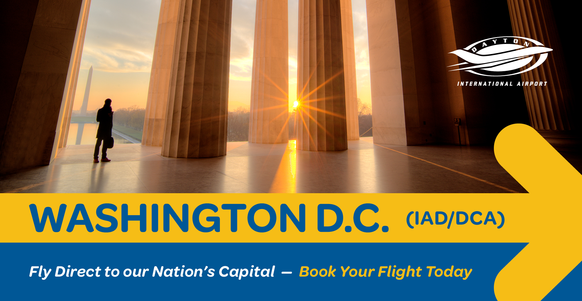 Washington D.C. | Fly Direct to our Nation's Capital - Book your flight today